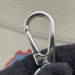 Pre Owned كابوسين لوي فيتون توريلون أبيض حجم متوسط