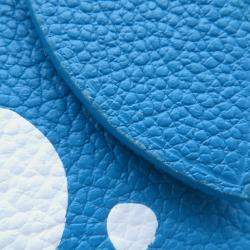 Pre Owned حقيبة لويس فويتون Lvxyk سبيدي باندوليير جلد إمبريانت مونوجرام أزرق وأبيض إنفينيتي دوت مقاس 20