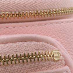 مملوكة مسبقًا حقيبة بومباج لوي فيتون ميني بنفسجي ثنائي اللون نقش المونوجرام جلد انتمبريتي