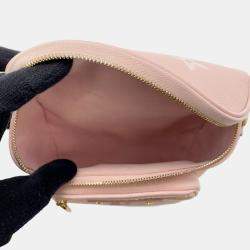 مملوكة مسبقًا حقيبة بومباج لوي فيتون ميني بنفسجي ثنائي اللون نقش المونوجرام جلد انتمبريتي