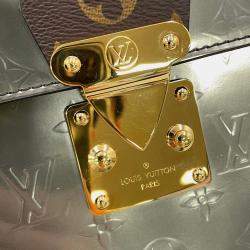 Pre Owned حقيبة لويس فويتون سبرينج ستريت جلد مونوغرام فيرني فضي/تاسلي أصفر جلد إيبي مونوغرام حجم بي إم