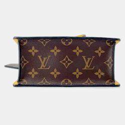 Pre Owned حقيبة لويس فويتون سبرينج ستريت جلد مونوغرام فيرني فضي/تاسلي أصفر جلد إيبي مونوغرام حجم بي إم