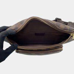 مملوكة مسبقًا حقيبة خصر لويس فويتون ميلفيل بني قماش دامير إيبين