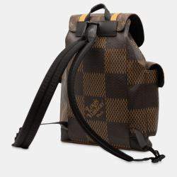 Pre Owned حقيبة لويس فويتون كريستوفر نيجو جاينت دامير إبيني بنية<|vq_4599|>