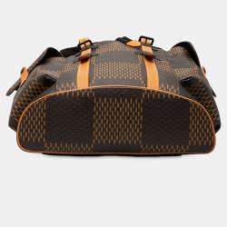 Pre Owned حقيبة لويس فويتون كريستوفر نيجو جاينت دامير إبيني بنية<|vq_4599|>