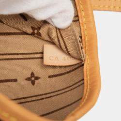Pre Owned Louis Vuitton Brown Monogram Neverfull MM