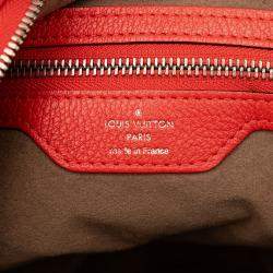 Pre Owned حقيبة لوي فيتون ماهينا سيلين مونوغرام حمراء MM