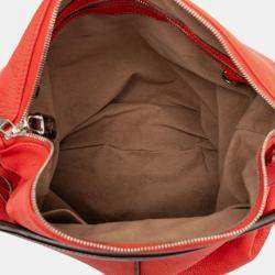 Pre Owned حقيبة لوي فيتون ماهينا سيلين مونوغرام حمراء MM