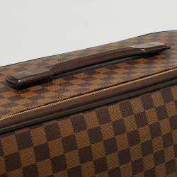 Pre Owned Louis Vuitton Pegase 55 Damier Ebene Canvas Luggage