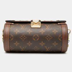 Pre Owned Louis Vuitton Brown Monogram Papillon Trunk