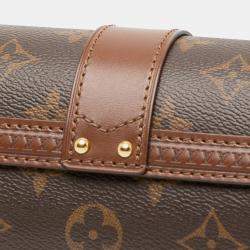 Pre Owned Louis Vuitton Brown Monogram Papillon Trunk