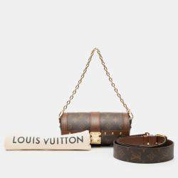Pre Owned Louis Vuitton Brown Monogram Papillon Trunk