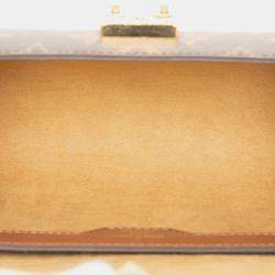 Pre Owned Louis Vuitton Brown Monogram Papillon Trunk