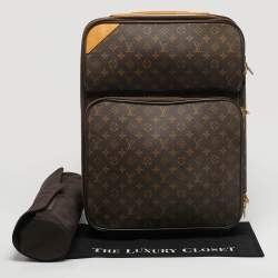 مملوكة مسبقًا حقيبة سفر لوي فيتون بيغاس 55 قماش مونوغرام