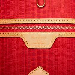 مملوكة مسبقًا Louis Vuitton Brown Yayoi Kusama Monogram Painted Dots Neverfull MM