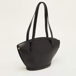 Pre Owned Louis Vuitton Saint Jacques PM Black Epi Leather Bag