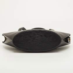 Pre Owned Louis Vuitton Saint Jacques PM Black Epi Leather Bag