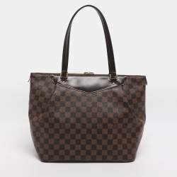 Pre Owned Louis Vuitton Westminister GM Damier Ebene Canvas and Leather Bag