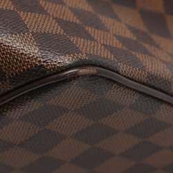 Pre Owned Louis Vuitton Westminister GM Damier Ebene Canvas and Leather Bag