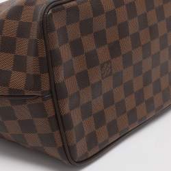 Pre Owned Louis Vuitton Westminister GM Damier Ebene Canvas and Leather Bag