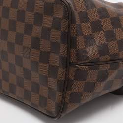 Pre Owned Louis Vuitton Westminister GM Damier Ebene Canvas and Leather Bag