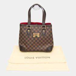 مملوكة مسبقًا Louis Vuitton Damier Hampstead PM Handbag Brown Ebene
