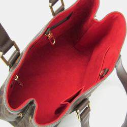 مملوكة مسبقًا Louis Vuitton Damier Hampstead PM Handbag Brown Ebene