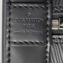 Pre Owned Louis Vuitton Alma PM Black Epi Leather Bag