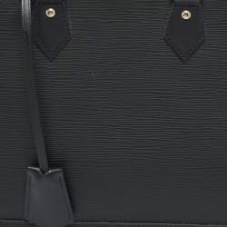 Pre Owned Louis Vuitton Alma PM Black Epi Leather Bag