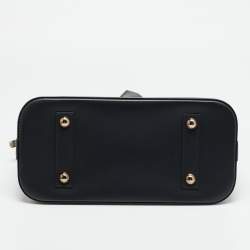 Pre Owned Louis Vuitton Alma PM Black Epi Leather Bag