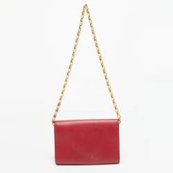 مملوكة مسبقًا حقيبة لويس فويتون لويس جلد بني سلسلة متوسطة