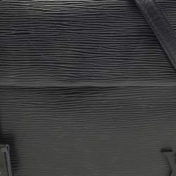 Pre Owned Louis Vuitton Cluny BB Black Epi Leather Bag