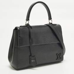 Pre Owned Louis Vuitton Cluny BB Black Epi Leather Bag