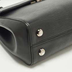 Pre Owned Louis Vuitton Cluny BB Black Epi Leather Bag