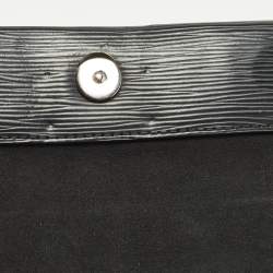 Pre Owned Louis Vuitton Cluny BB Black Epi Leather Bag