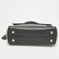 Pre Owned Louis Vuitton Cluny BB Black Epi Leather Bag