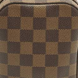 Pre Owned Louis Vuitton Geronimo Damier Ebene Canvas Bag