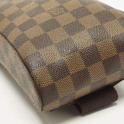 Pre Owned Louis Vuitton Geronimo Damier Ebene Canvas Bag