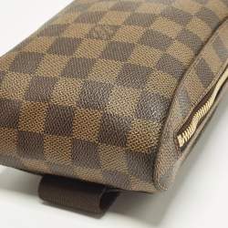 Pre Owned Louis Vuitton Geronimo Damier Ebene Canvas Bag
