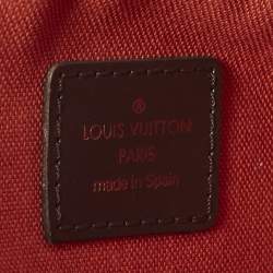 Pre Owned Louis Vuitton Geronimo Damier Ebene Canvas Bag