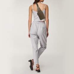 Pre Owned Louis Vuitton Geronimo Damier Ebene Canvas Bag