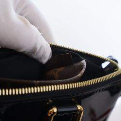 Pre Owned Lous Vuitton Vernis Miroir Tote With Strap