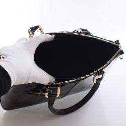 Pre Owned Lous Vuitton Vernis Miroir Tote With Strap