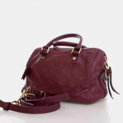 مملوكة مسبقًا حقيبة يد لويس فيتون سبيدي بانوليير 25 أمبرانت مونوغرام