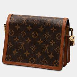 Pre Owned حقيبة لوي فيتون دوفين ميني مونوغرام بني معكوس