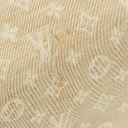 Pre Owned Louis Vuitton Speedy 30 Dune Monogram Mini Lin Canvas Bag
