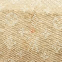 Pre Owned Louis Vuitton Speedy 30 Dune Monogram Mini Lin Canvas Bag