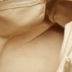 Pre Owned Louis Vuitton Speedy 30 Dune Monogram Mini Lin Canvas Bag