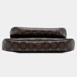 مملوكة مسبقًا حقيبة لوي فيتون براون مونوجرام ملتي بوشيت أكسسوارات