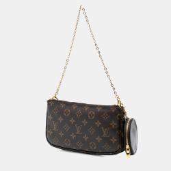 مملوكة مسبقًا حقيبة لوي فيتون براون مونوجرام ملتي بوشيت أكسسوارات